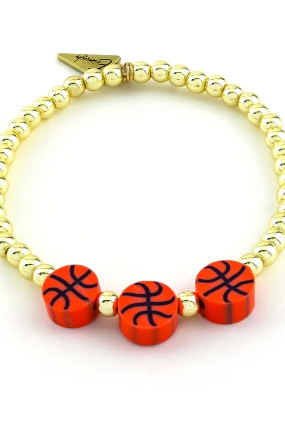 Gold Basketball Bracelet JEWELRY ERIMISH 