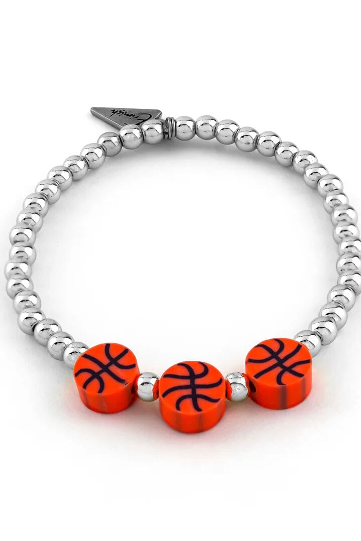 Silver Basketball Bracelet JEWELRY ERIMISH 