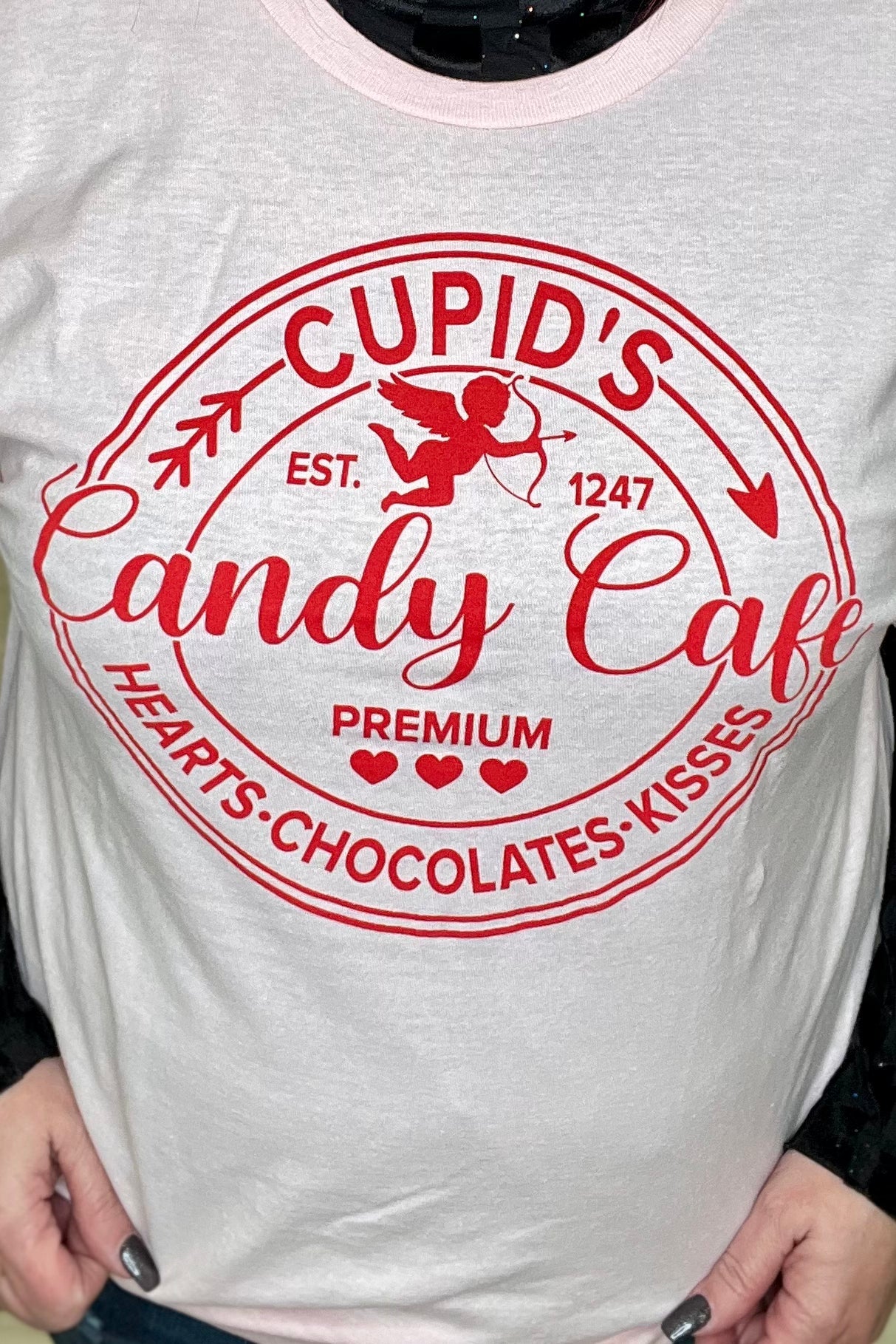 Cupid's Candy Tee MISSY BASIC KNIT K Lane's & Co. 