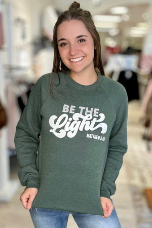 Be The Light Sweatshirt MISSY BASIC KNIT K Lane's & Co. 