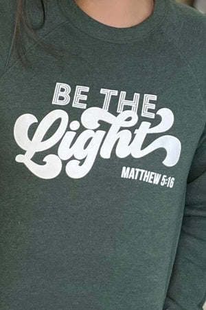 Be The Light Sweatshirt MISSY BASIC KNIT K Lane's & Co. 