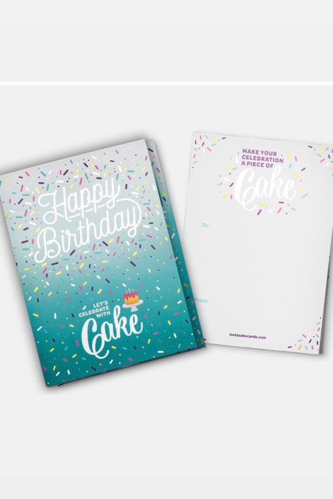 Insta Cake Cards GIFT/OTHER K Lane's & Co. LETSCELEBRATE DOUBLECHOC 