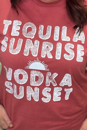 Tequila Sunrise tee MISSY BASIC KNIT K Lane's & Co. 