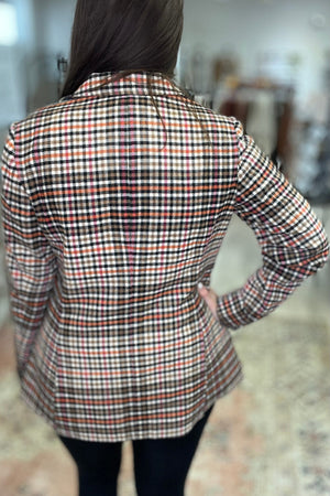Luxurious Plaid Blazer OUTFIT COMPLETER Charlie B 