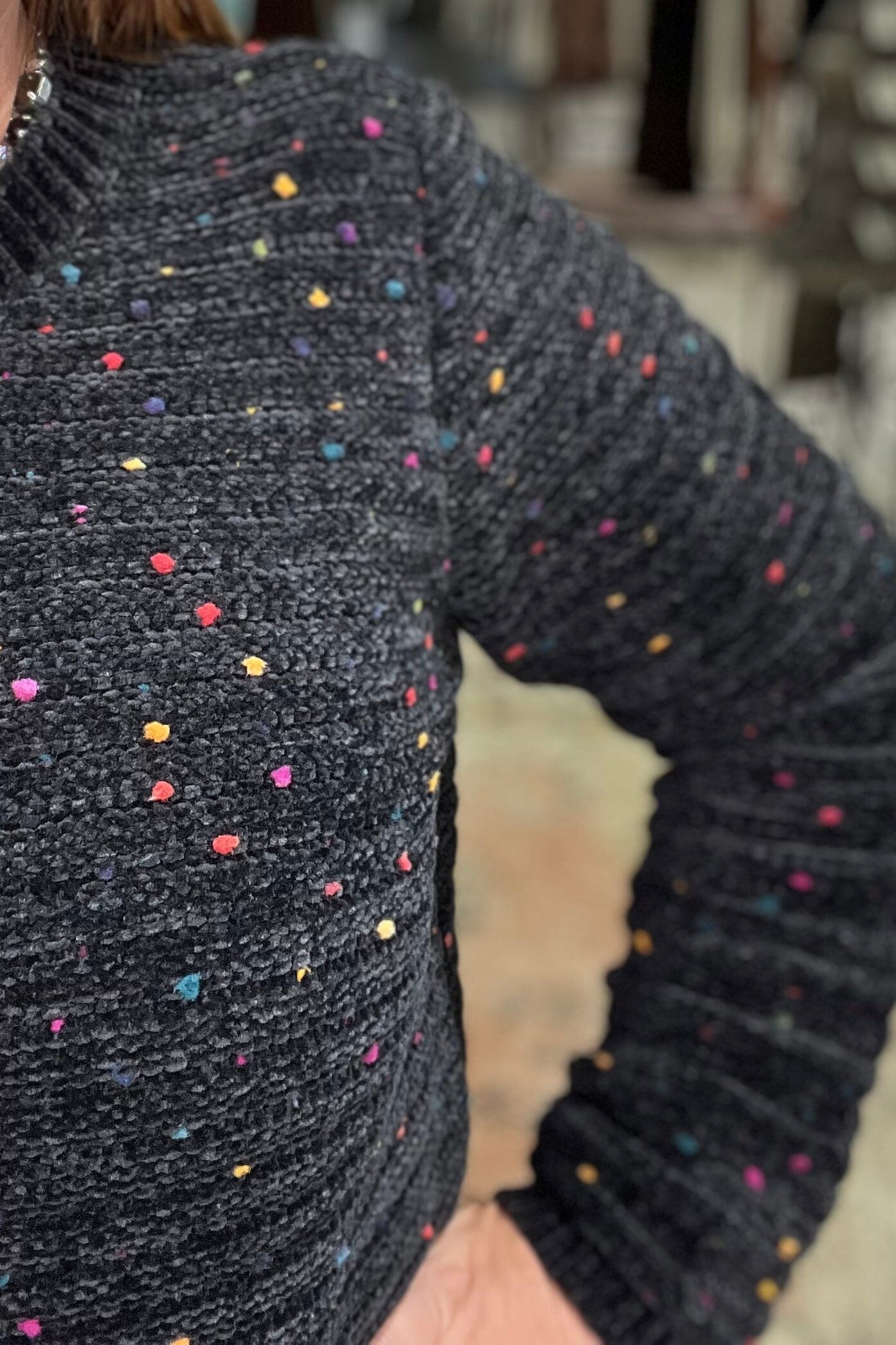 Textured Knit Crewneck Sweater SWEATER TRIBAL 