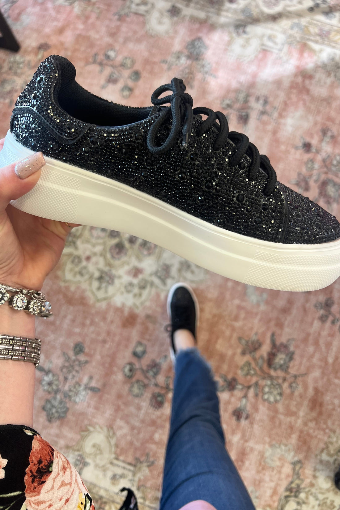 Bedazzled Sneaker SHOES CORKYS 