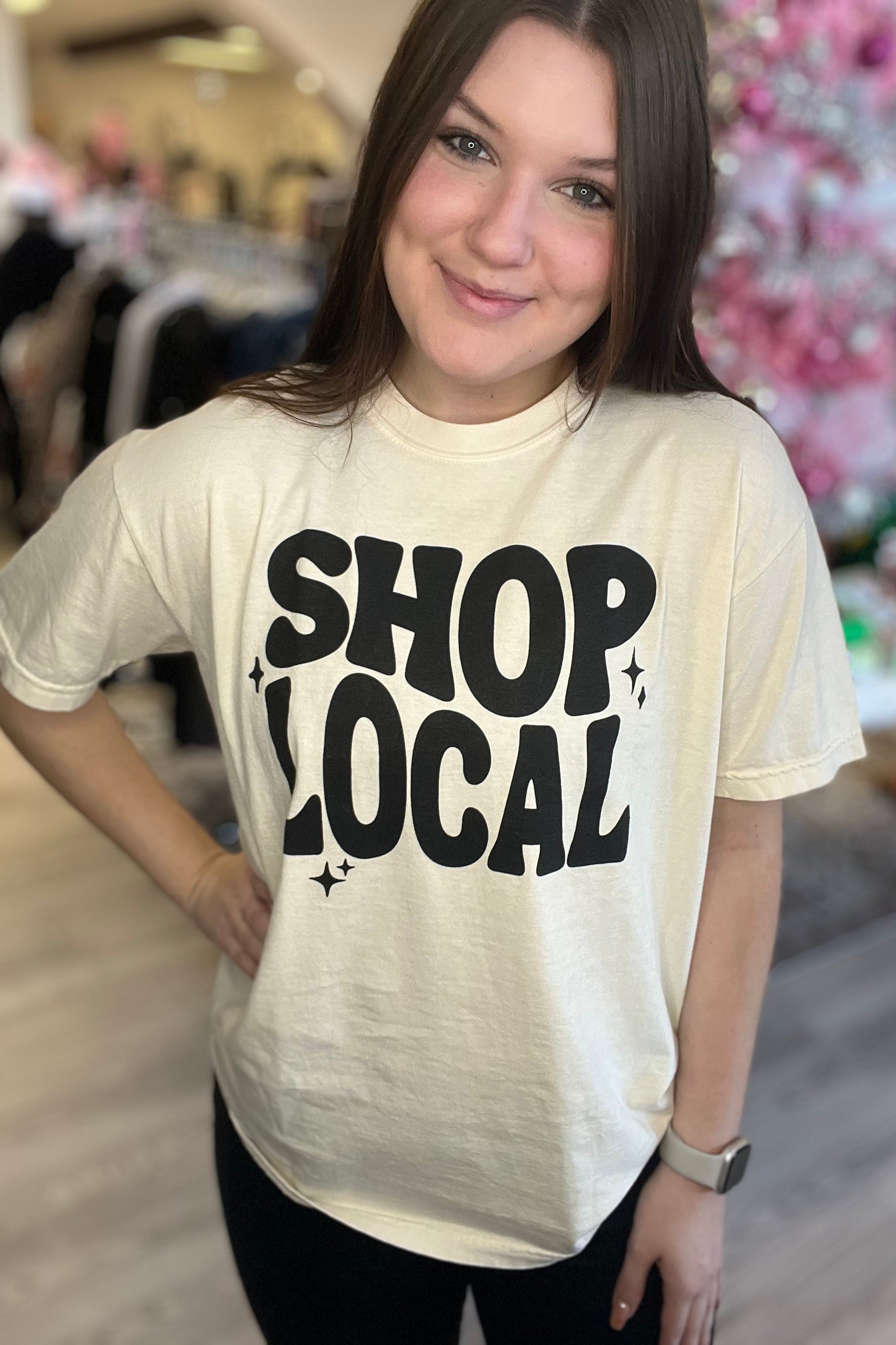 Shop Local Graphic Tee MISSY BASIC KNIT K Lane's & Co. Fashion Boutique 