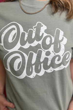 Out of Office T-Shirt MISSY BASIC KNIT K Lane's & Co. 