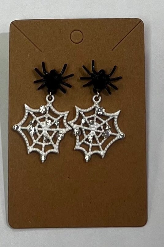 Spiders With Web Earrings JEWELRY K Lane's & Co. 