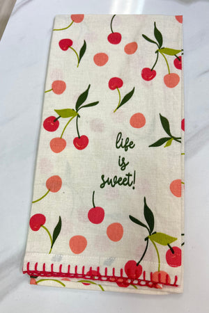 Cherries Tea Towel GIFT/OTHER K Lane's & Co. 