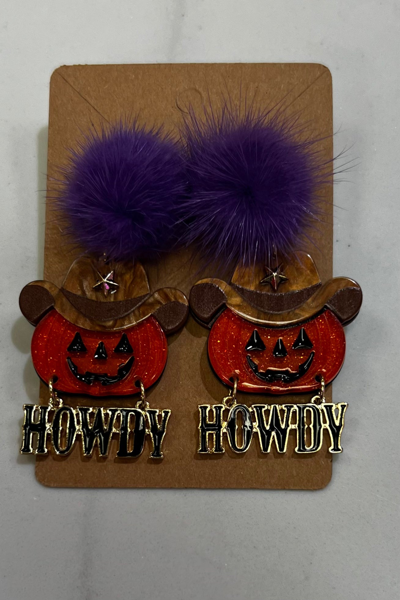Howdy Pumpkin Earring JEWELRY K Lane's & Co. 