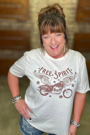 Free Spirit Sparkle Tee MISSY BASIC KNIT K Lane's & Co. 