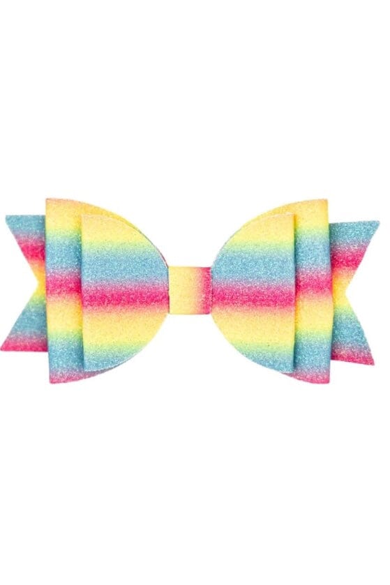 Rainbow Ombre Bow Clip GIFT/OTHER SWEETWINK 